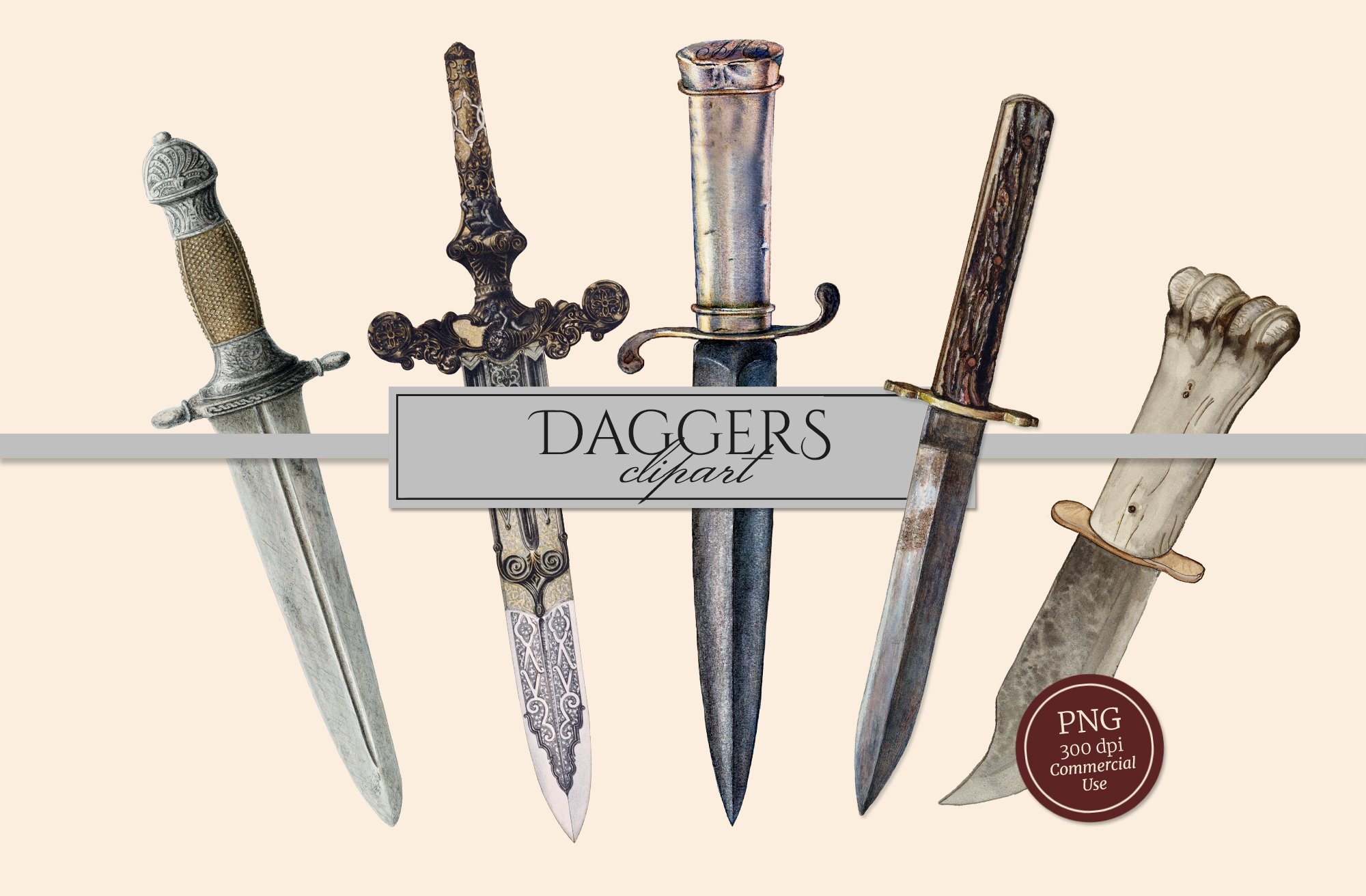 Dagger Clipart Vector - Sharp Knife Clipart Transparent PNG - Clip Art ...