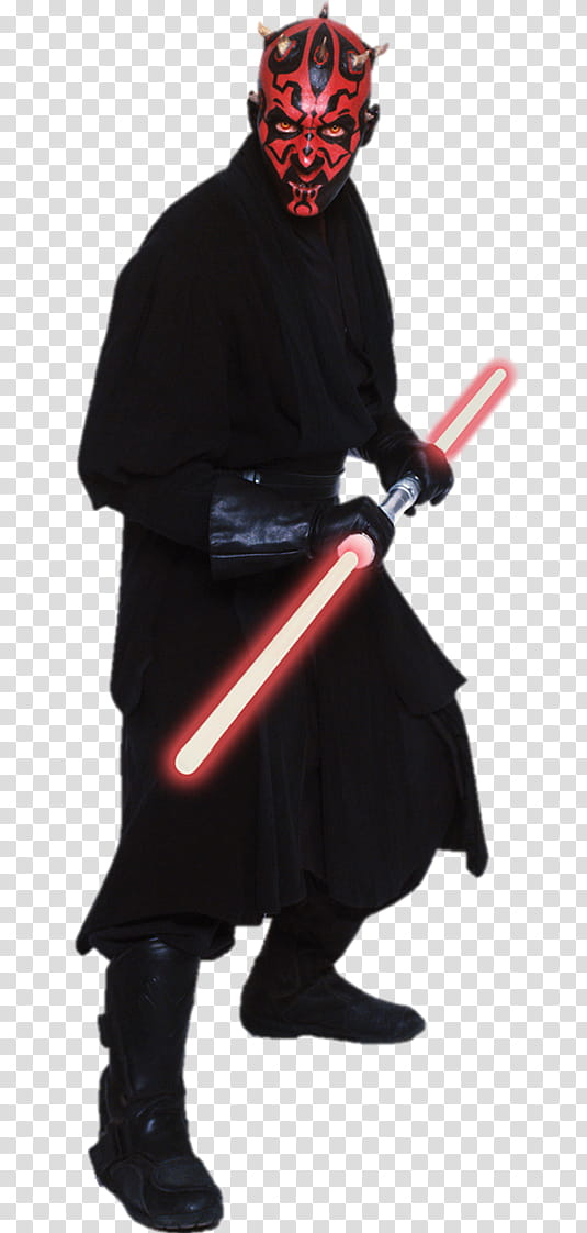 Darth Maul with Dual Red Lightsabers - Star Wars Sith Lord Character