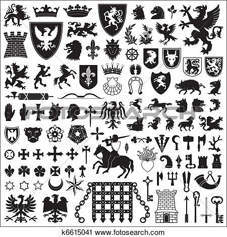 medieval crests - Clip Art Library