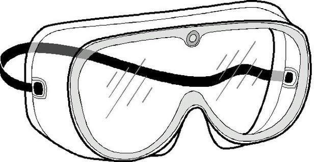 cartoon science goggles
