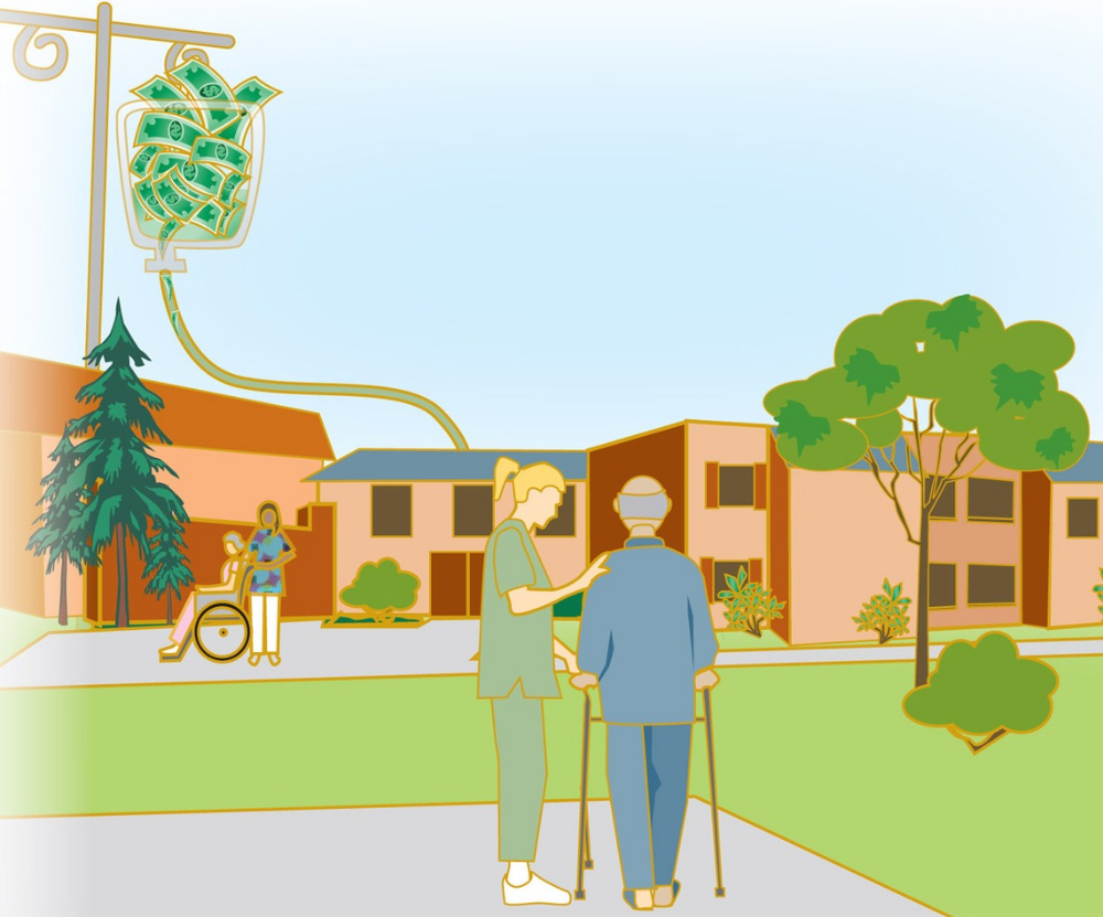 assisted living facilities clipart
