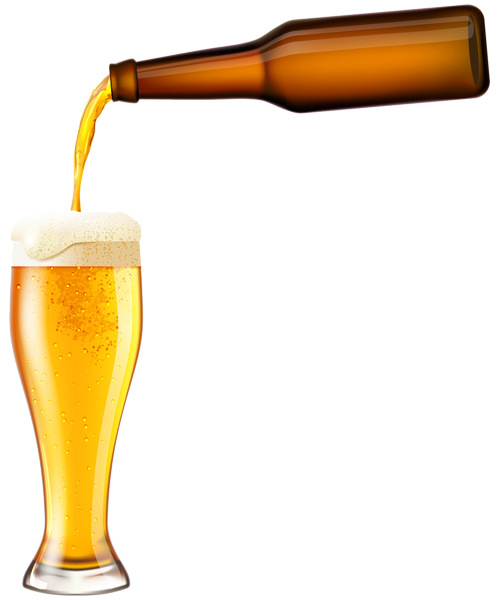 Fresh Beer Pouring into Glass - Crisp, Foamy & Inviting