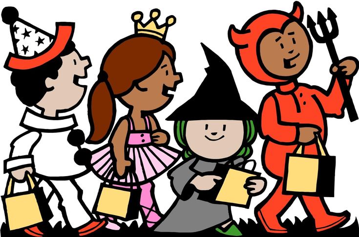 Fun Halloween Costumes for Kids - Trick-or-Treating Illustration