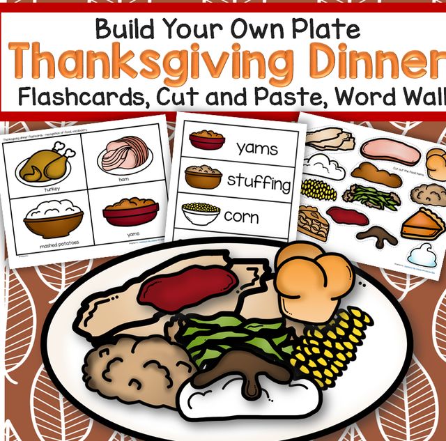 thanksgiving dinner plate clip art