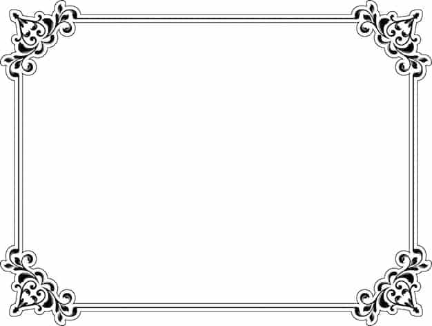 black border frame for any use – TR BAHADURPUR