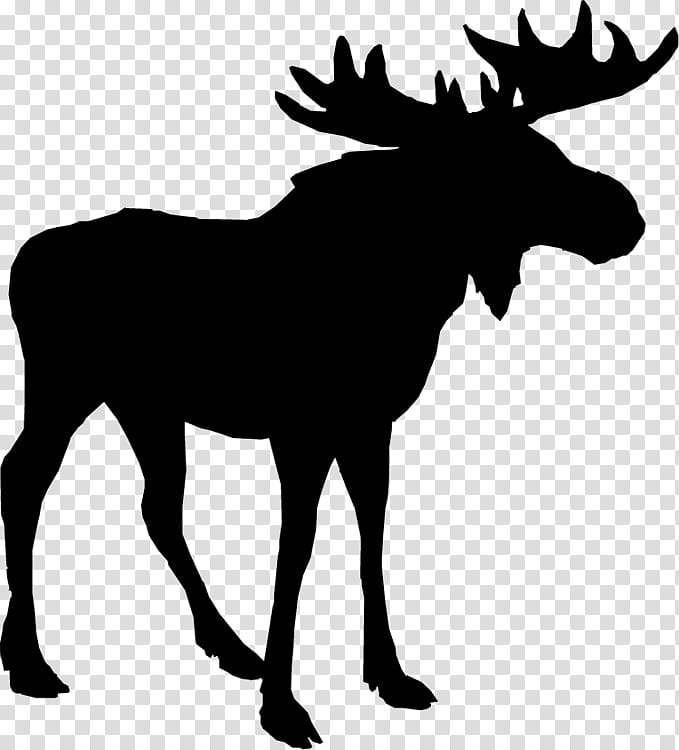 Moose SVG Moose Clipart Moose Silhouette Cut File Full - Clipart ...