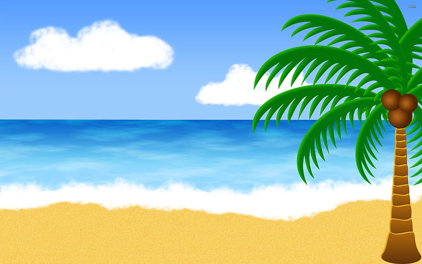 Beach Cartoon Images - Free Download on Clipart Library - Clip Art Library