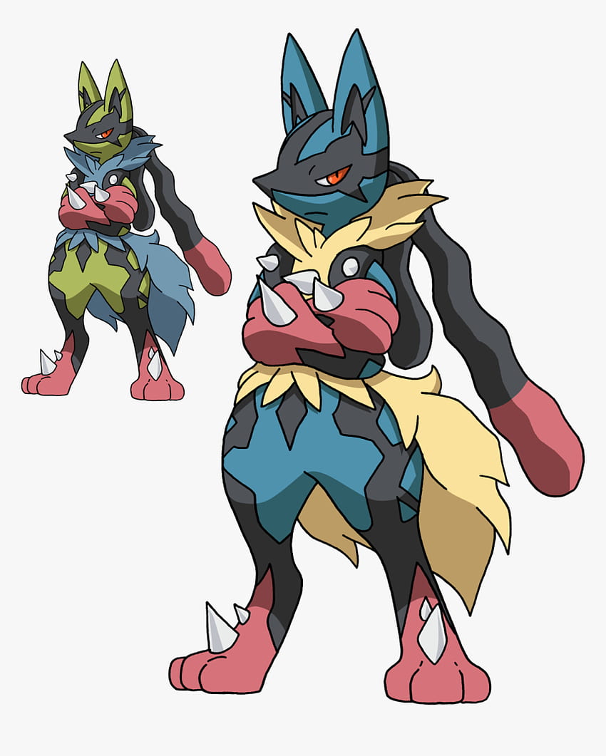 Riolu Y Lucario Shiny, HD Png Download - vhv