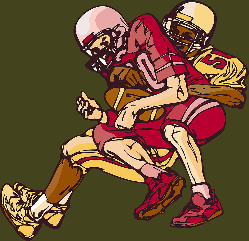 2,076 Football Player Images Clip Art Images, Stock Photos - Clip Art