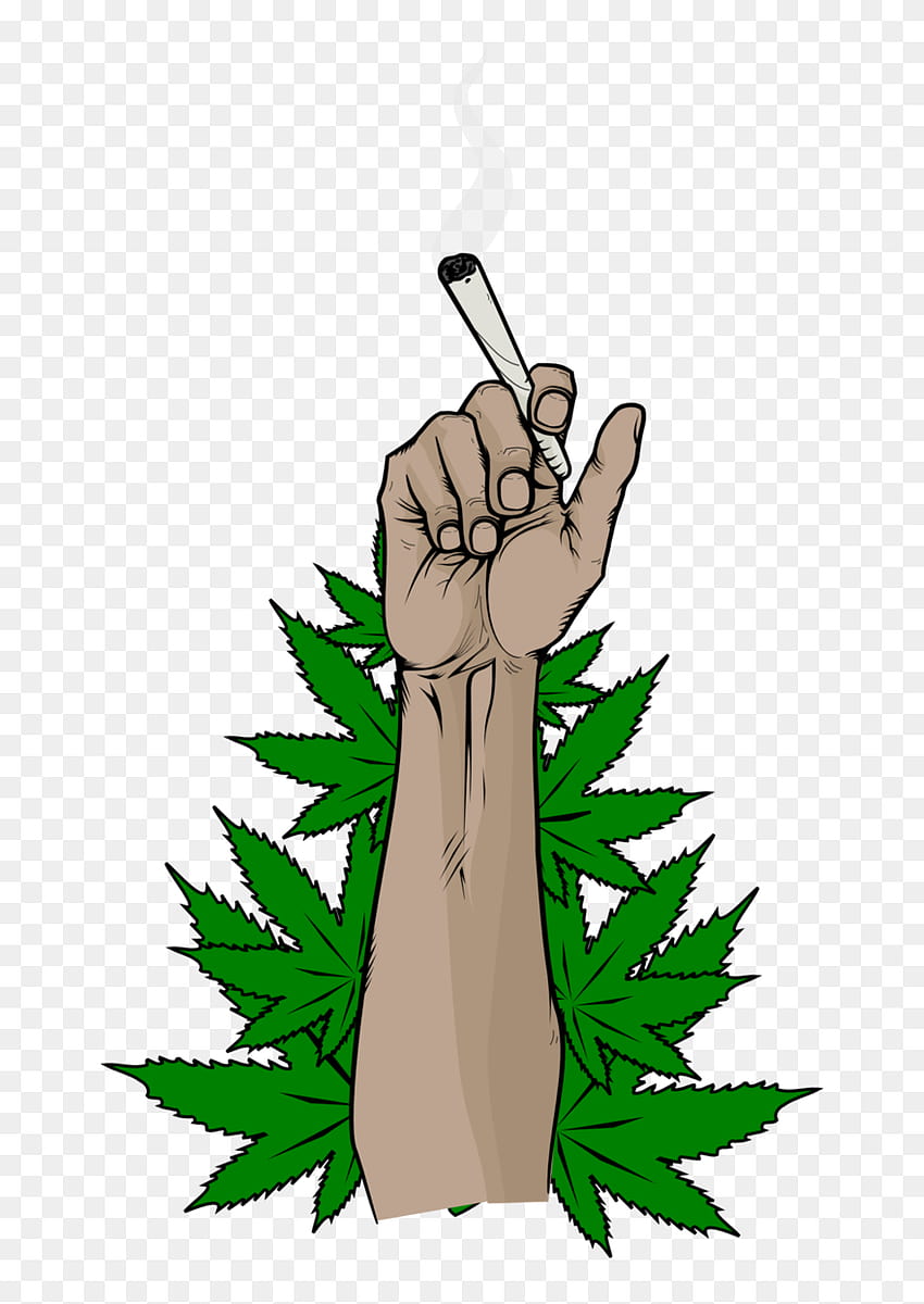 Cannabis Joint Illustration - Symbol of Advocacy and Culture