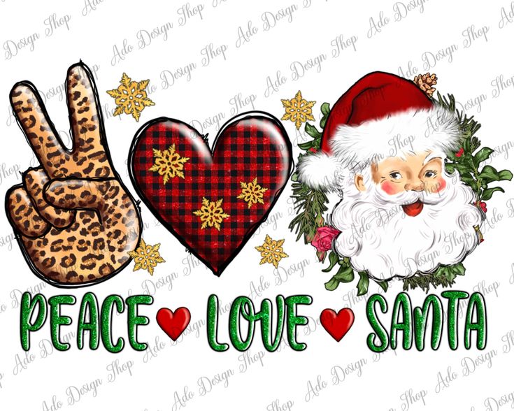 Peace Sign Santa Stock Illustration - Download Image Now - Adult - Clip ...