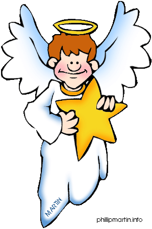 Angel Holding Star Clipart - Free Download & Usage Guide