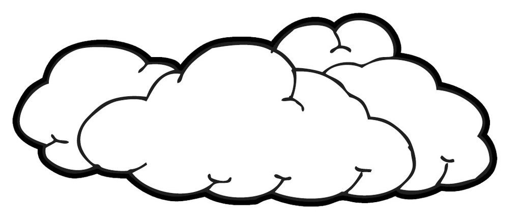 Fluffy Cloud Illustration - Free Vector Clipart for Weather & Design