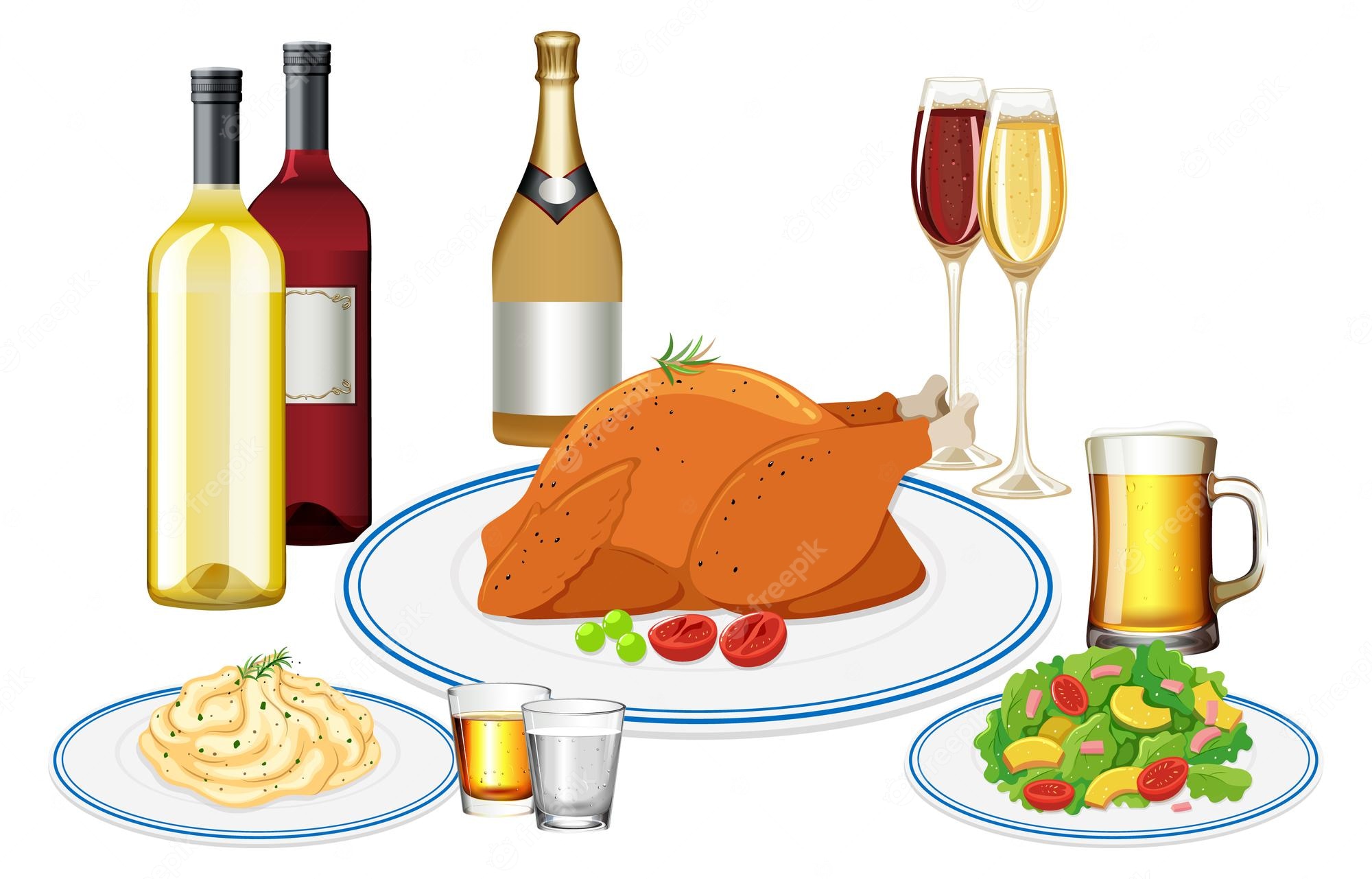 Family Having Supper Royalty Free Vector Clip Art Illustration Clip 