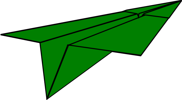 paper airplane - Clip Art Library