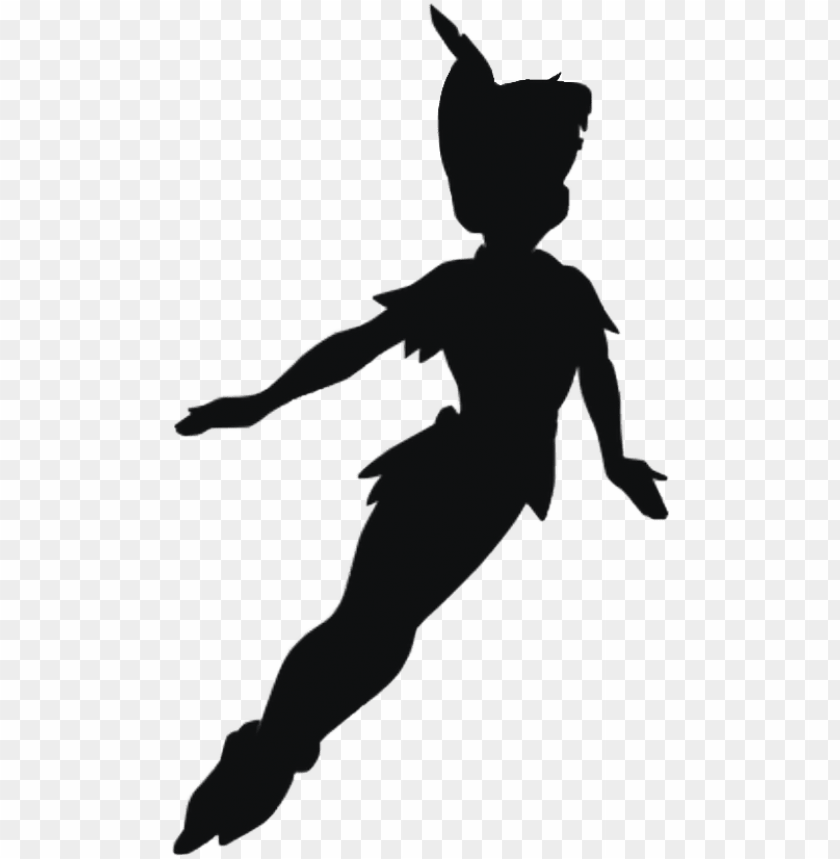 Peter Pan Silhouette Clip Art At Getdrawings - Peter Pan Free Clip