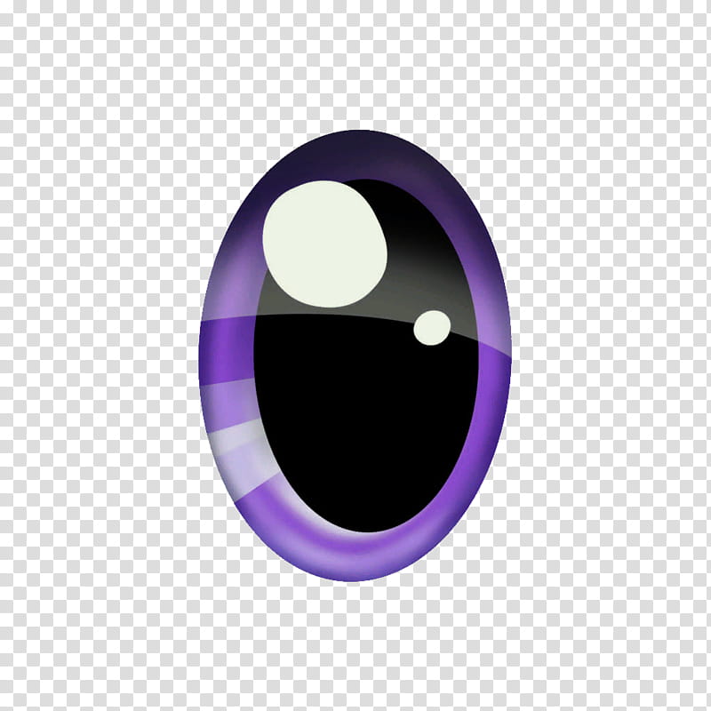 Purple Glossy Eye Graphic - Free Transparent PNG Download