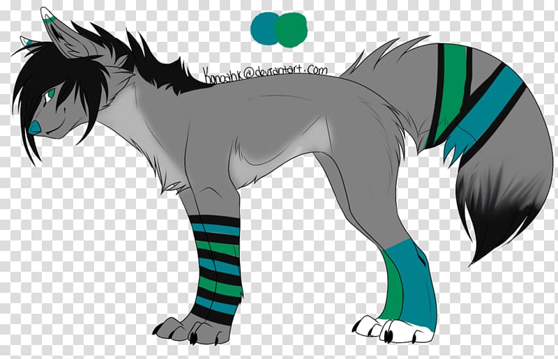 Stylish Anthropomorphic Wolf Art - Digital Fursona Design