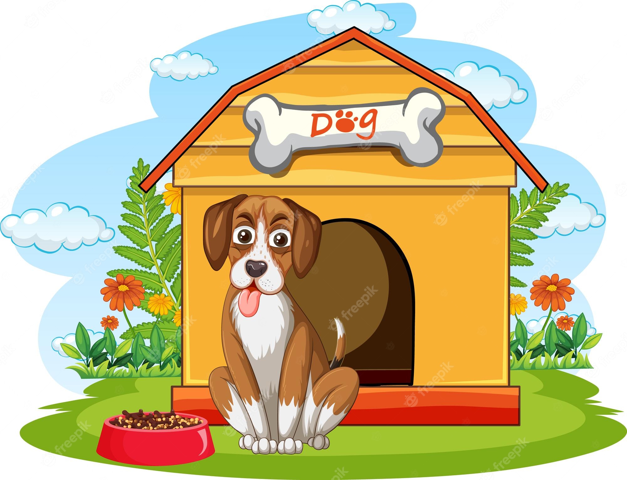 Dog Clip Art Large Dog Sitting With Head Up Dog Clip Art Dog Clip 