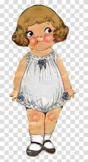 Vintage Toddler Illustration - Classic 1920s-1930s Children’s Art
