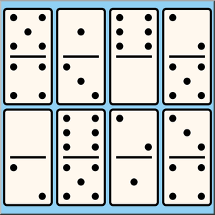 Dominoes with Color Dots - Subsitizing Math Manipulatives Simple Clip ...