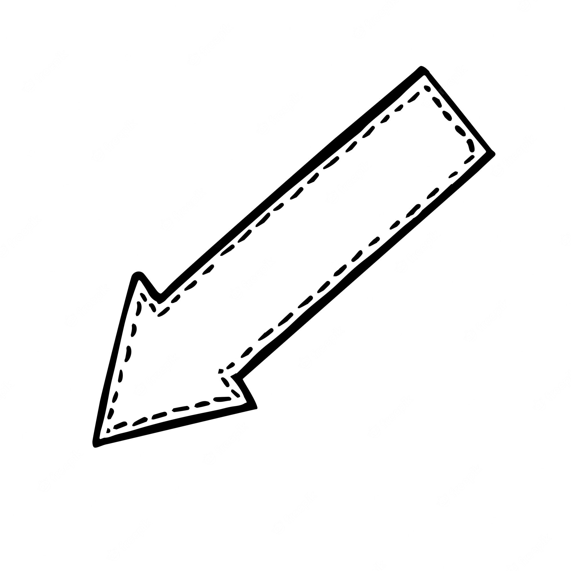 Free Simple Black Arrow Clipart EPS Illustrator JPG PSD PNG 
