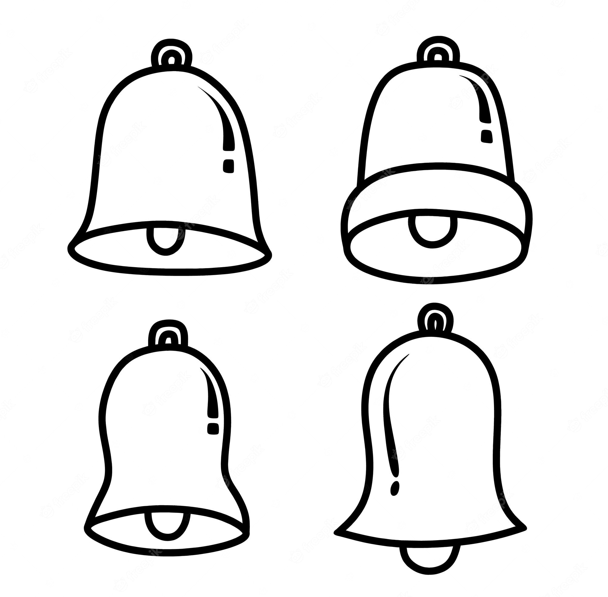 bell-outlines-clip-art-library