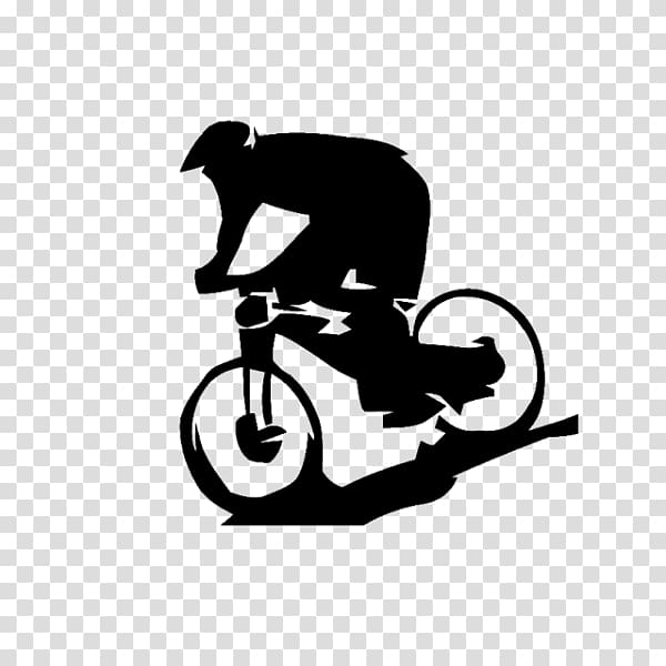Cycling Silhouette Icon - Road Racing Cyclist Vector Graphic