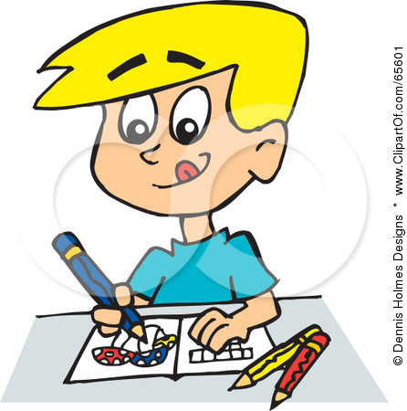 person drawing a picture clipart