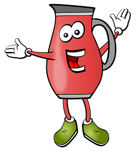 Fun Juice Pitcher Mascot - Engaging Beverage Brand Illustration