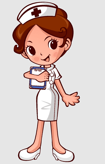 Nurse Illustration - Professional Healthcare Clipart for Medical Websites