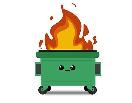 dumpster fires - Clip Art Library