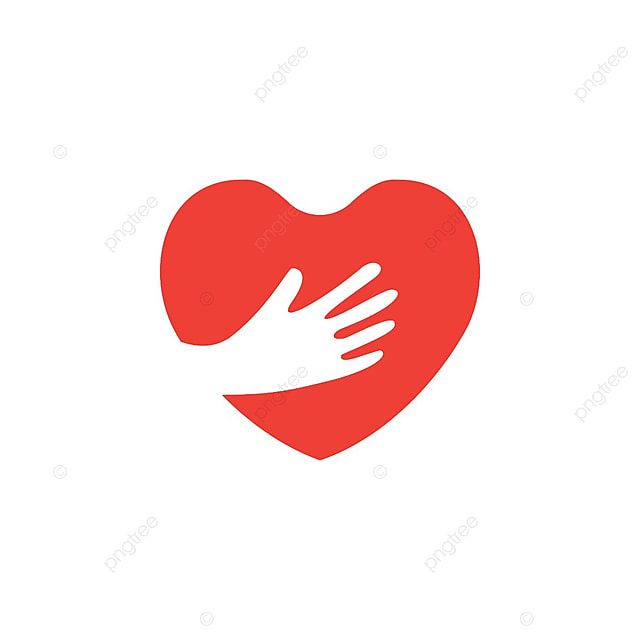 Heart and Hand Symbol - Compassion, Care, and Support Icon