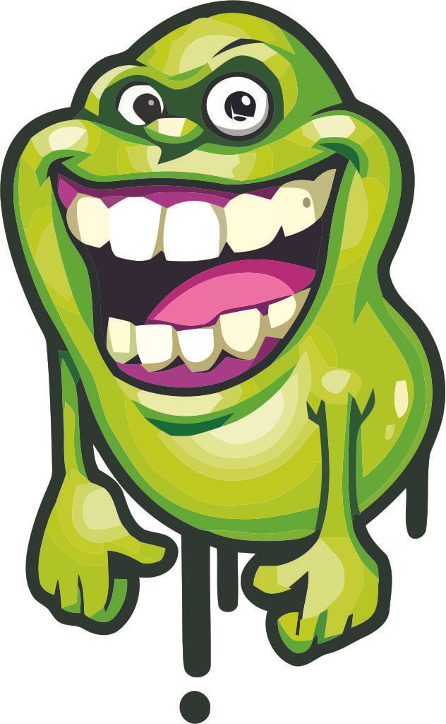 Slime Monster Cartoon Character - Fun & Playful Mascot Design