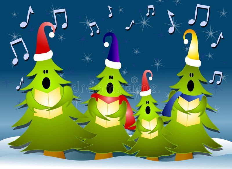 Free Clipart Of A group of christmas carolers - Clip Art Library