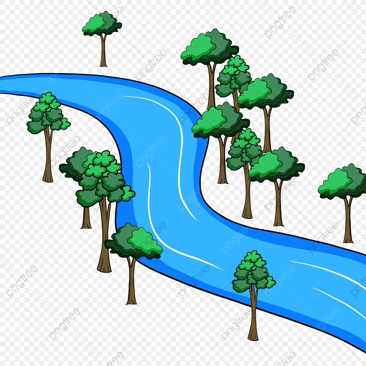 river illustration free download