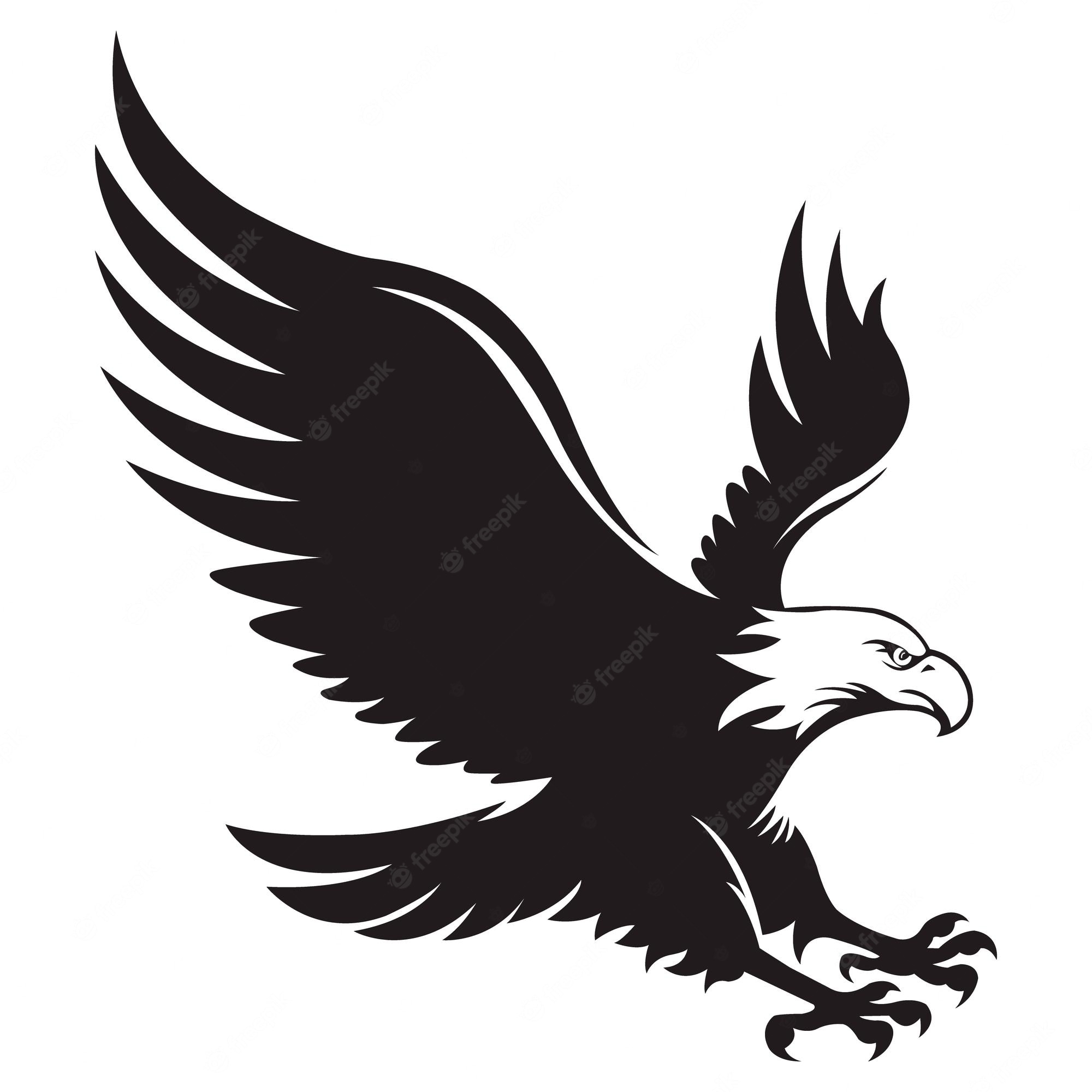Eagle Silhouette Vector Art, Icons, and Graphics for Free Download ...