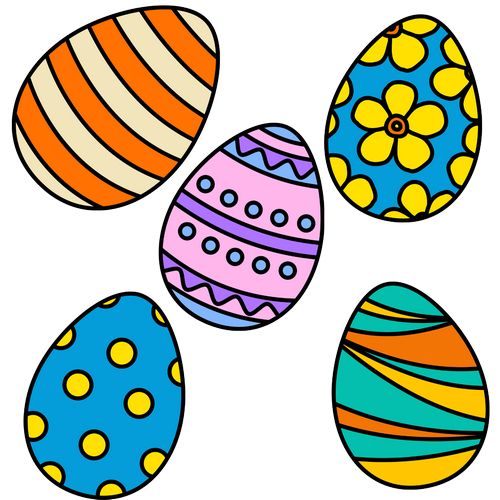 Easter Eggs Png - Colored Easter Eggs Clip Art Transparent PNG - Clip ...