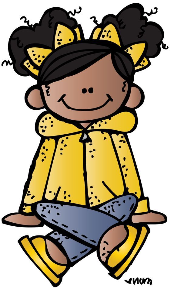 Cheerful Cartoon Girl Illustration - Free Clipart for Kids’ Content