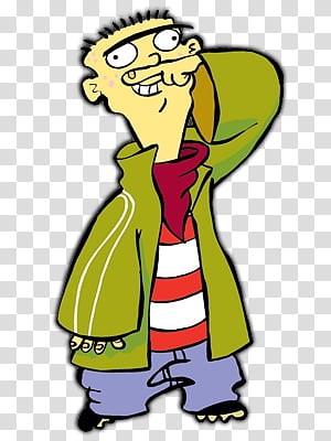 Ed from Ed, Edd n Eddy - Classic Cartoon Character Image