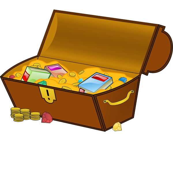 Treasure Chest Open - Treasure Chest Clipart - Free Transparent - Clip Art  Library