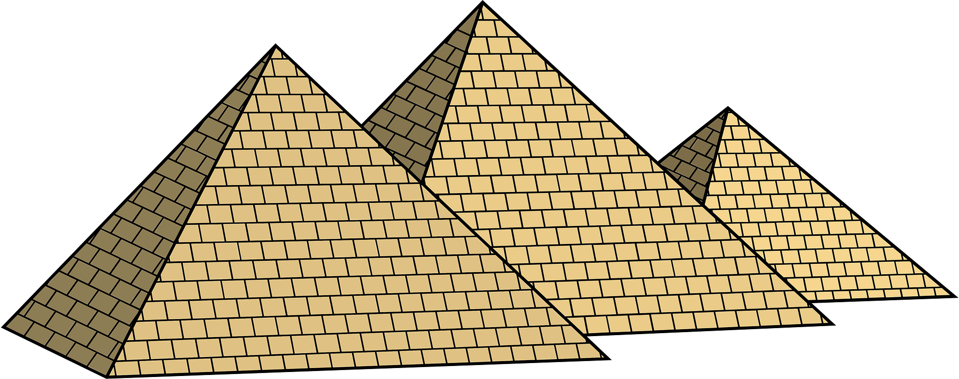 Egyptian pyramid clipart design illustration 9391125 PNG - Clip Art Library