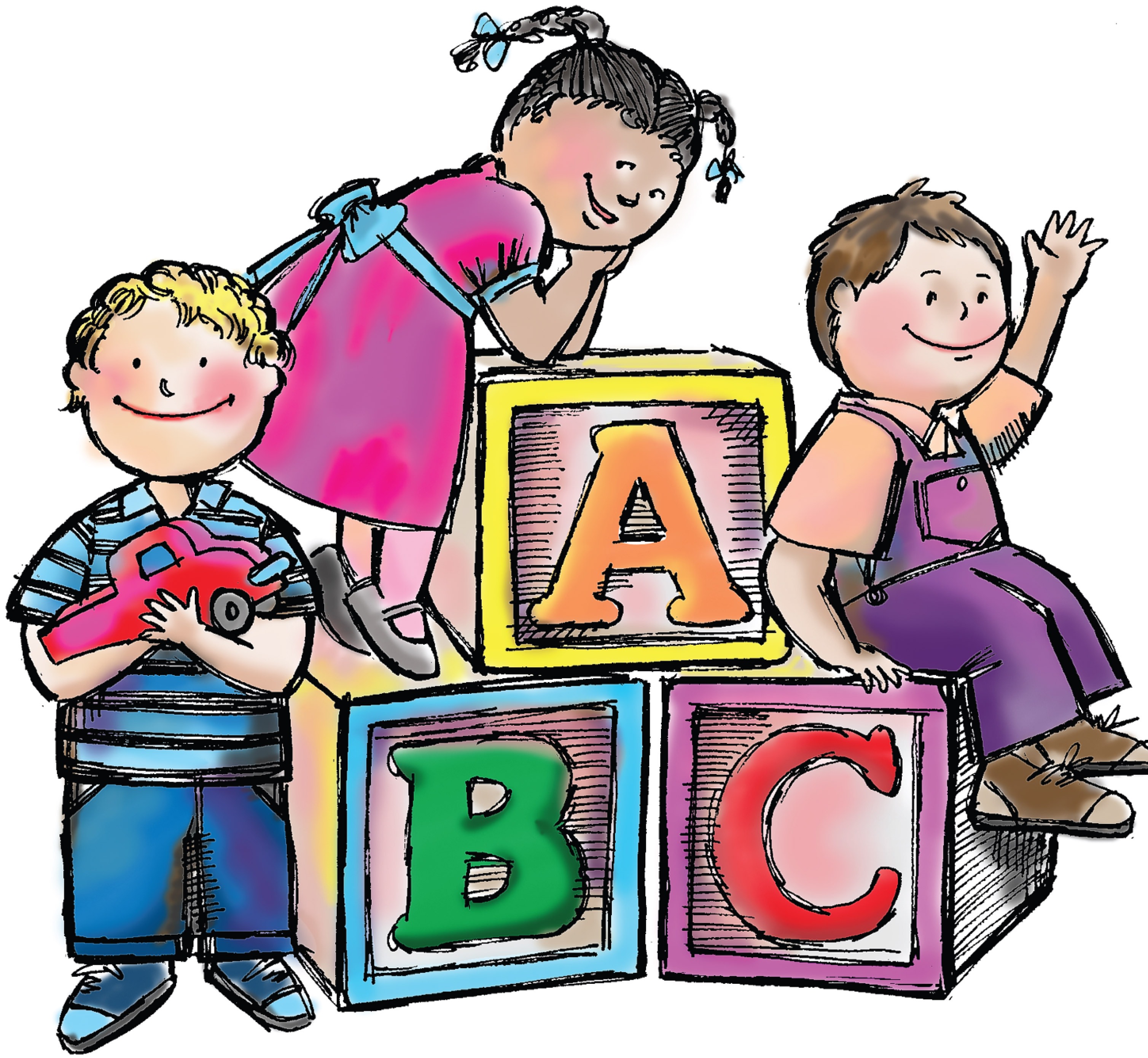 Early Childhood Learning with Alphabet Blocks - Fun & Educational Play