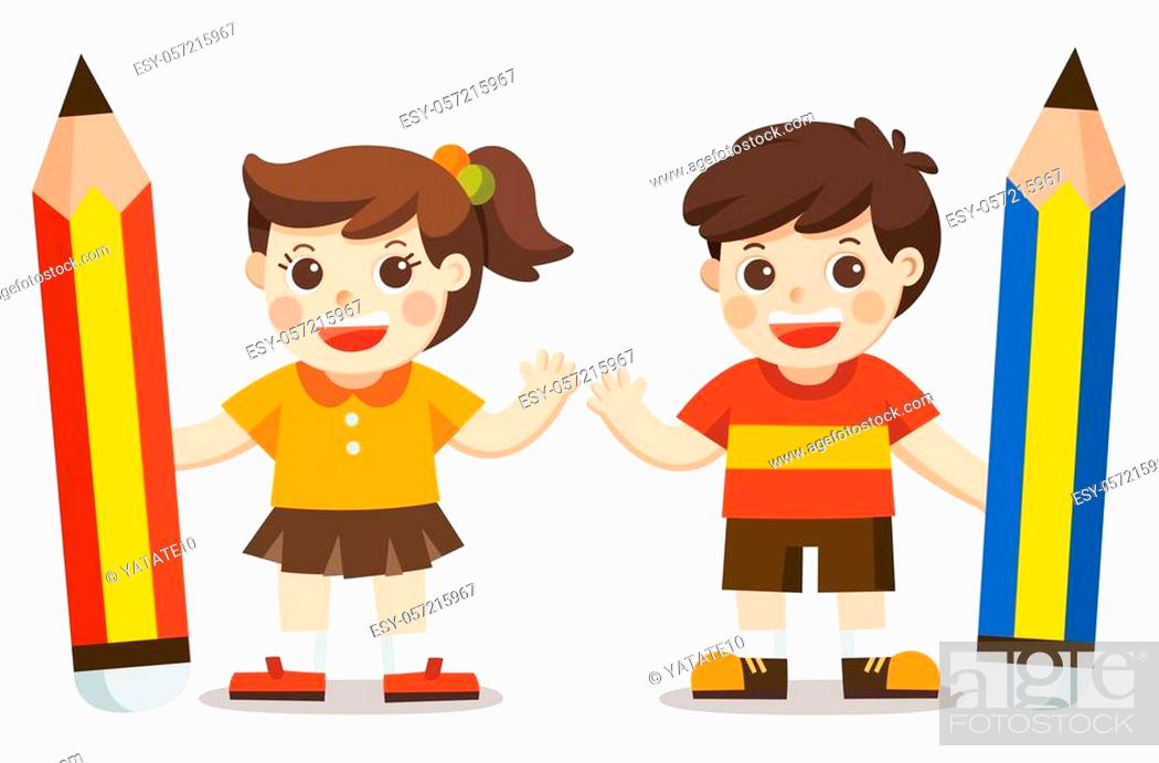 Pencil Clip Art - Kids Pencil Images