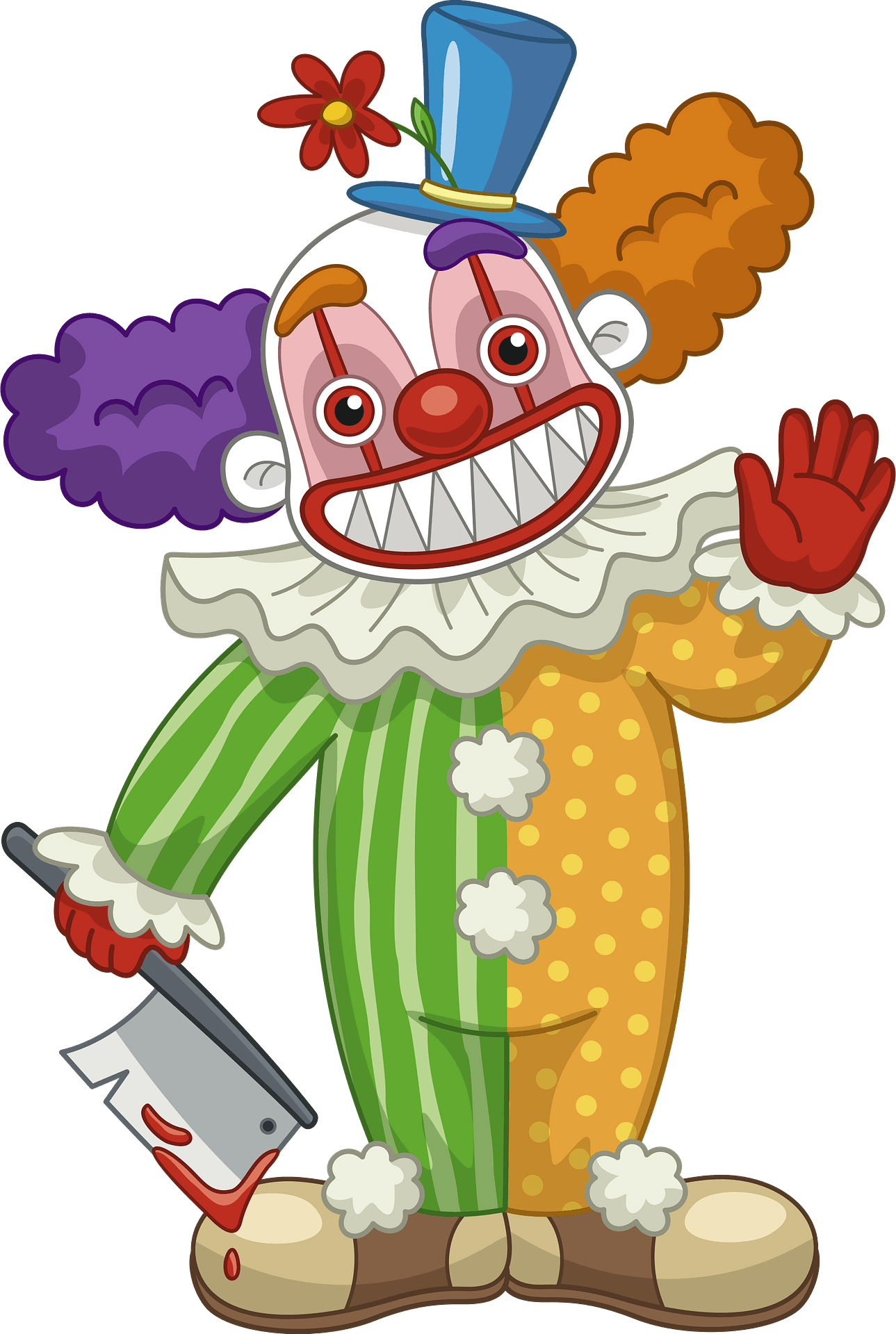 Scary Clown Stock Illustrations Royalty Free Vector Graphics Clip Art Library