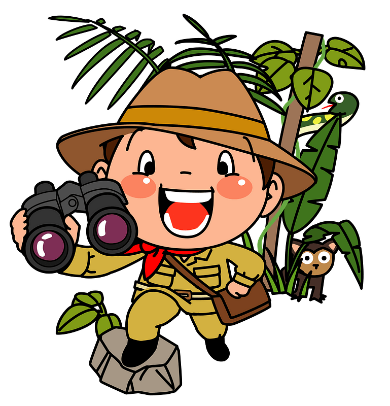 Jungle Explorer Vector Art Icons And Graphics For Free Download