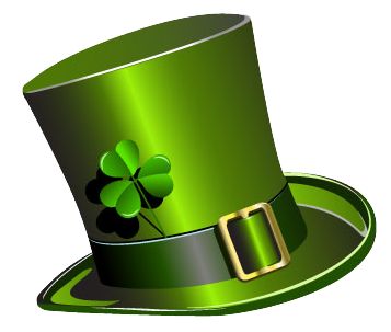 St. Patrick’s Day Leprechaun Hat - Festive Green Top Hat with Shamrock