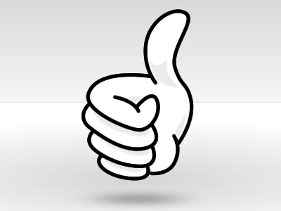 Thumbs-Up Icon - Positive Feedback & Approval Symbol