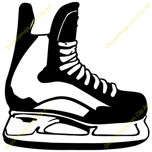 Hockey Skate Clip Art - Free Download for Sports Projects