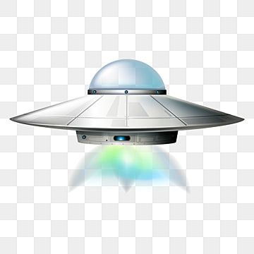 Classic Flying Saucer UFO Image - Free PNG Download